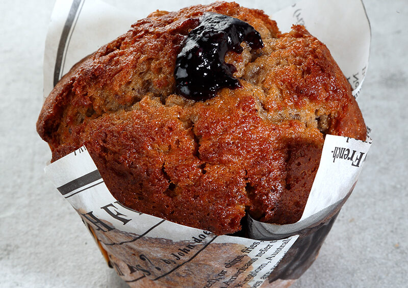 Bran-Blueberry Muffin